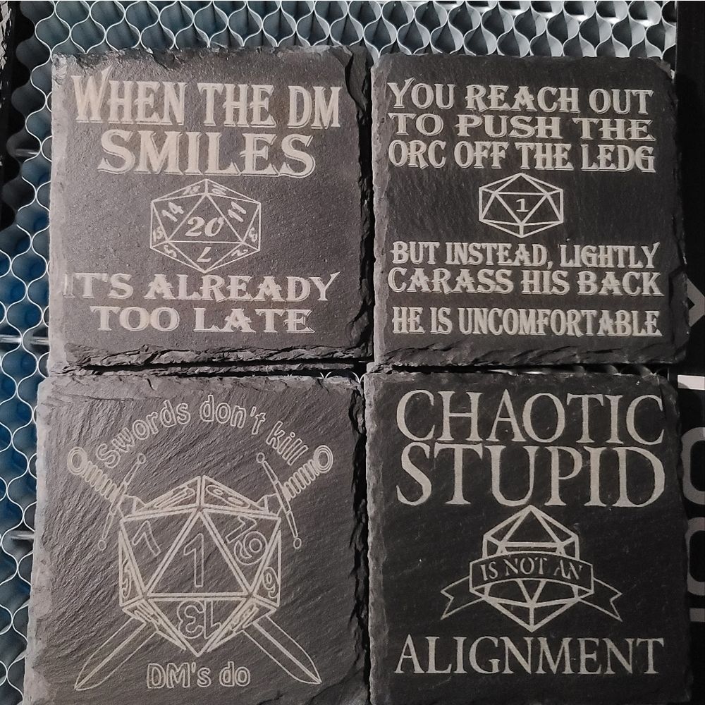 D&D coasters
